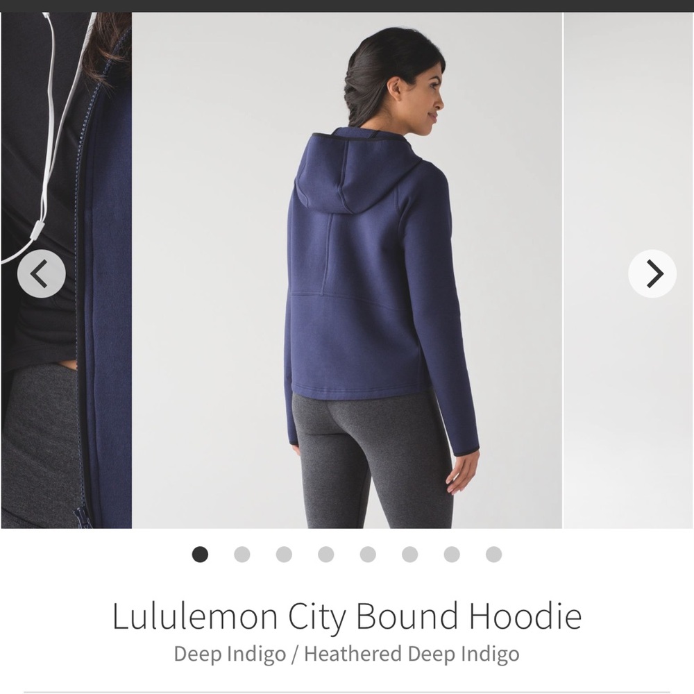lululemon athletica City Bound Hoodie Navy